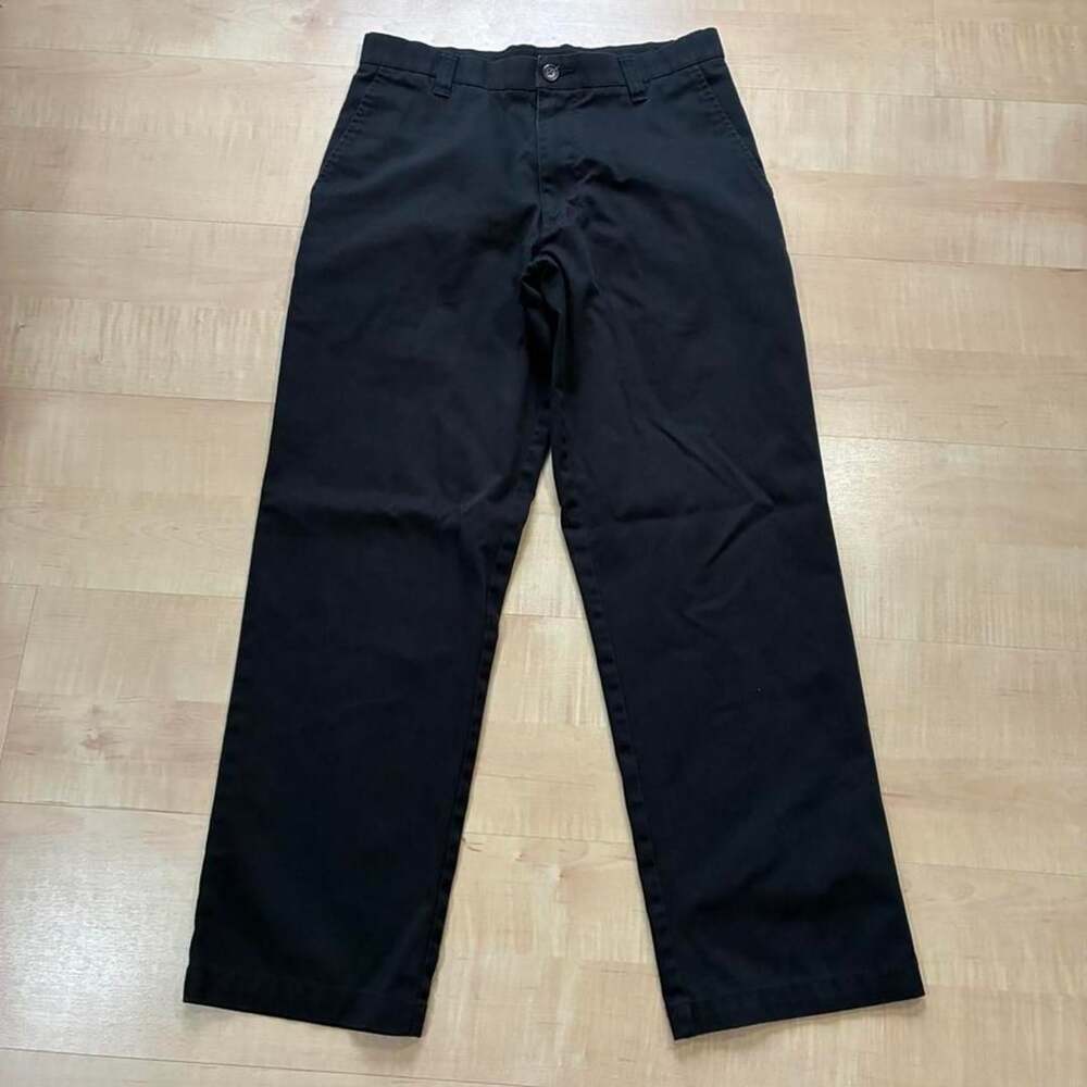 Cherokee Black Chino Pants Size 30x30 Cotton Workwear